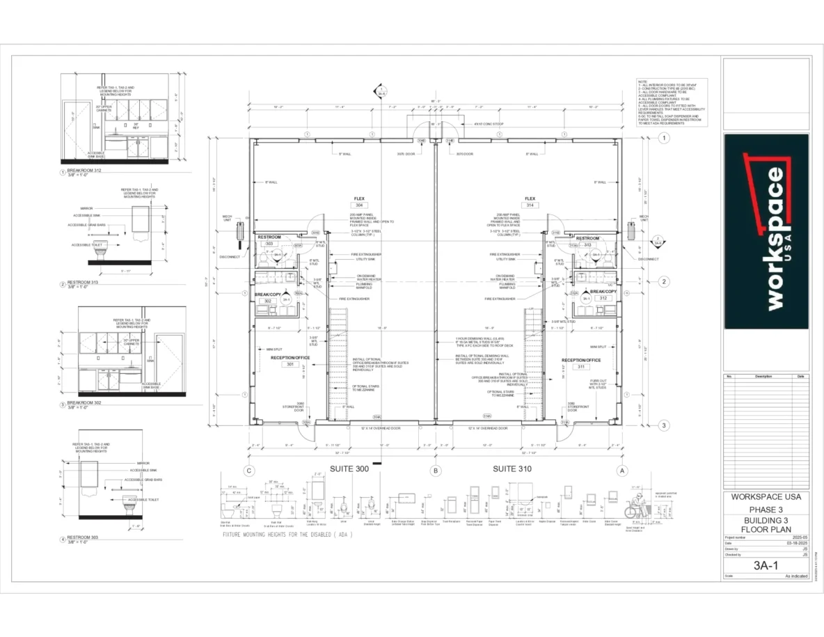 Georgetown TX Phase 3 building 3 floor plan.