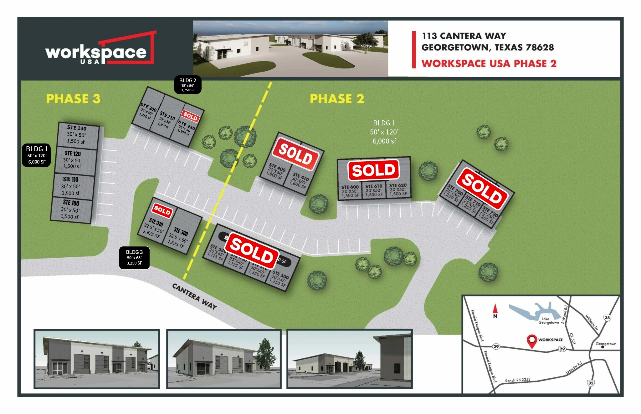 Workspace Custom Buildings