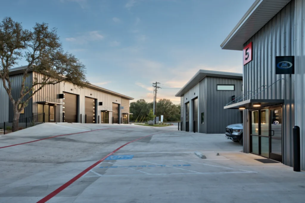 Custom Buildings Killeen commercial property ownership opportunity featuring modern industrial flex spaces